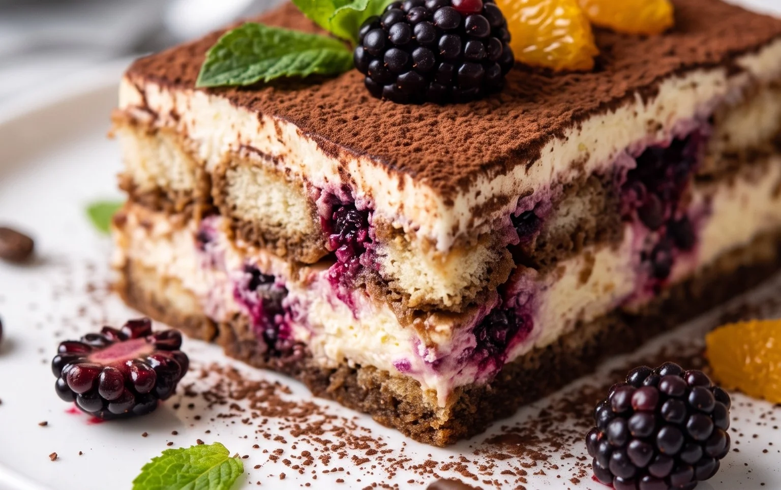 Blackberry Tiramisu