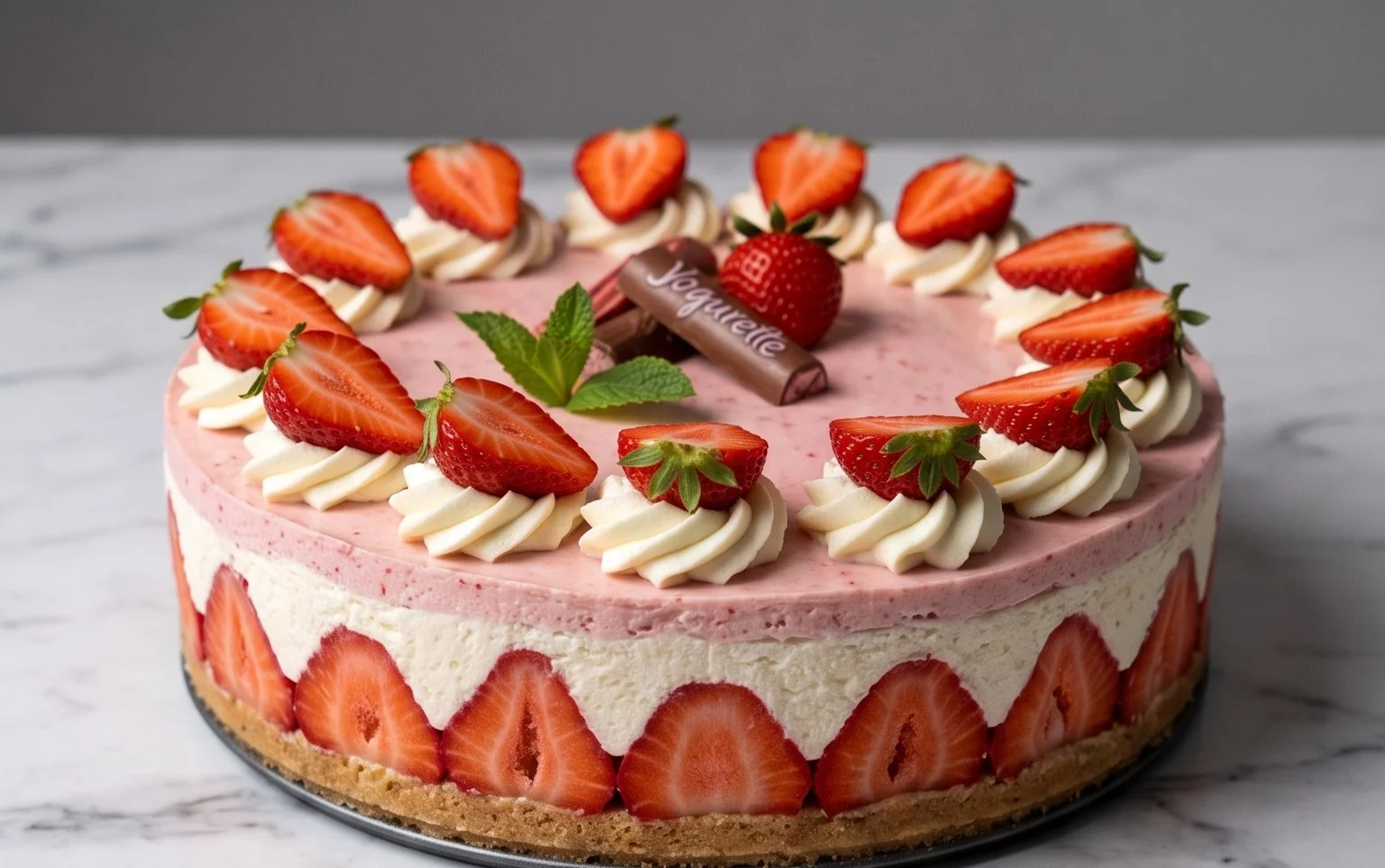 Erdbeer-Yogurette Torte Rezept | Schnell & Lecker