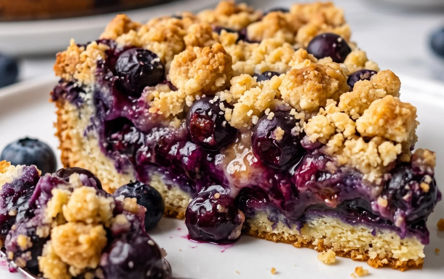 Heidelbeerkuchen mit Streusel