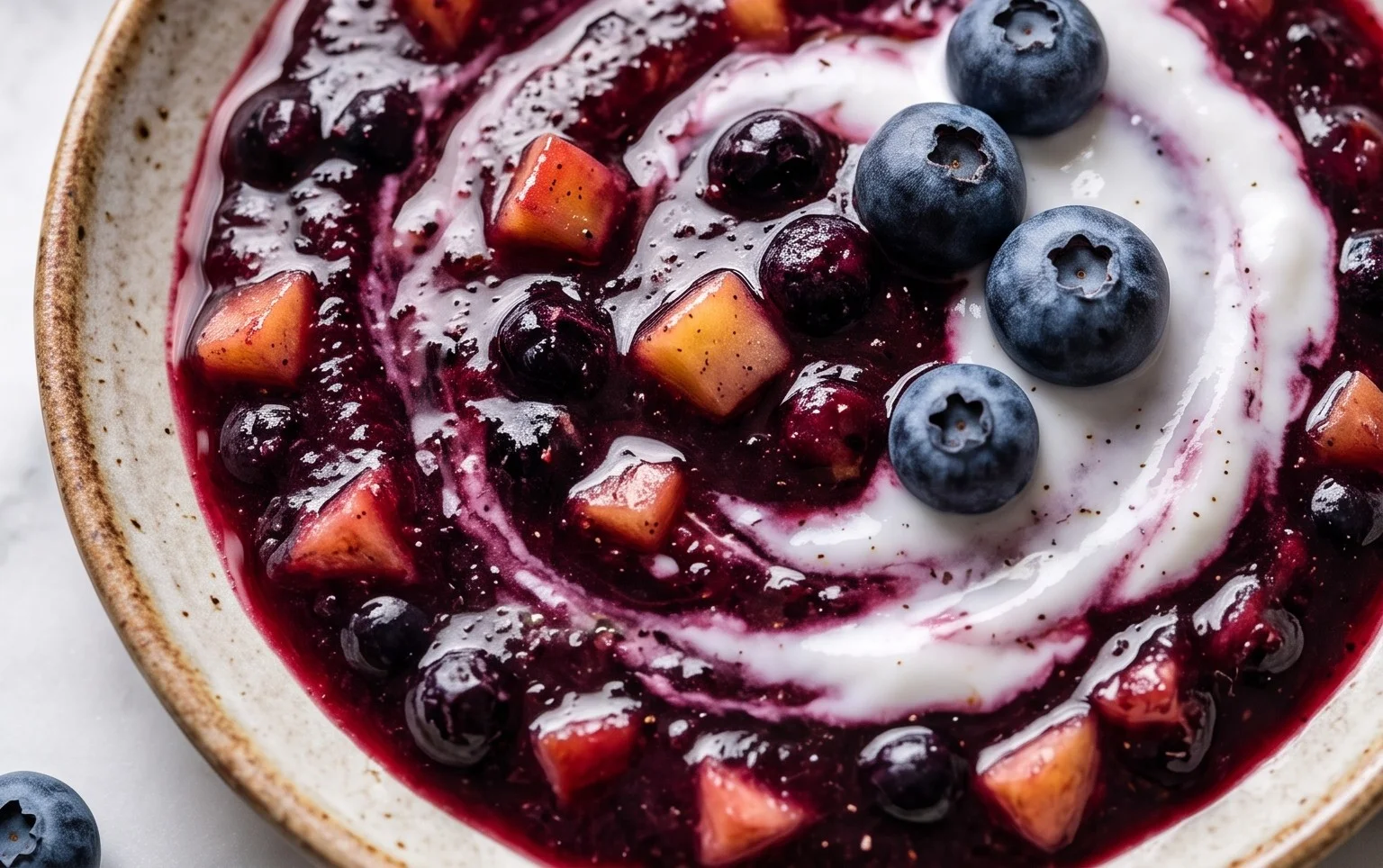 Blueberry Vanilla Applesauce