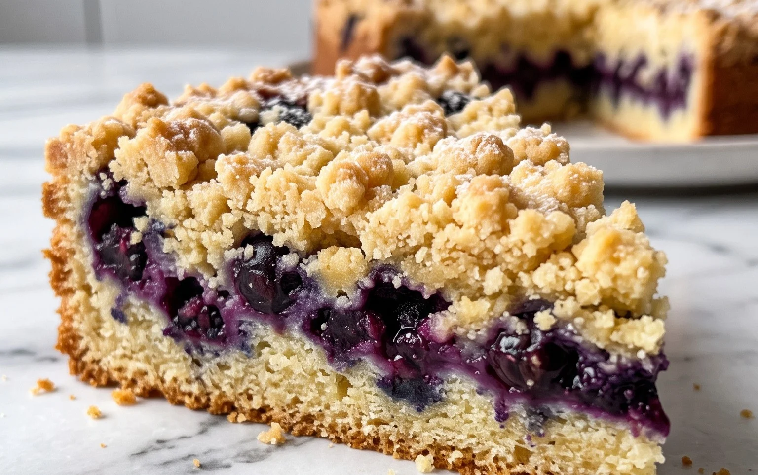 Omas Heidelbeerkuchen: Kindheitserinnerungen mit Streuseln
