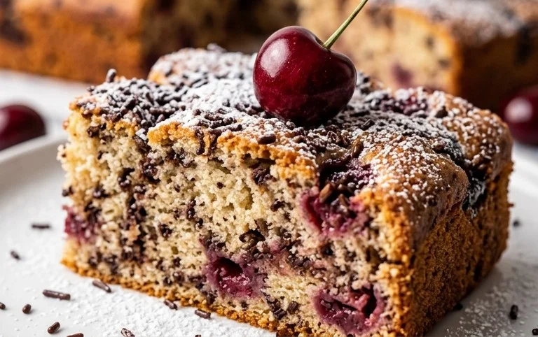 Ameisenkuchen mit Kirsch Extracten – der saftigste Blechkuchen