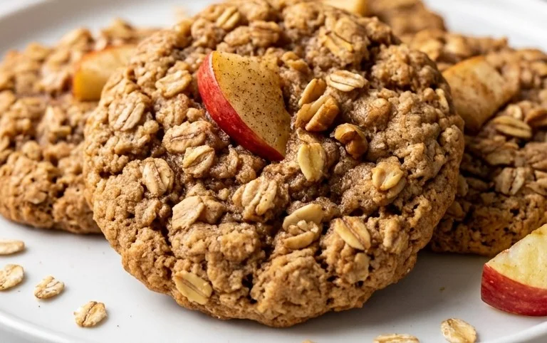 Apple Cinnamon Oatmeal Cookies