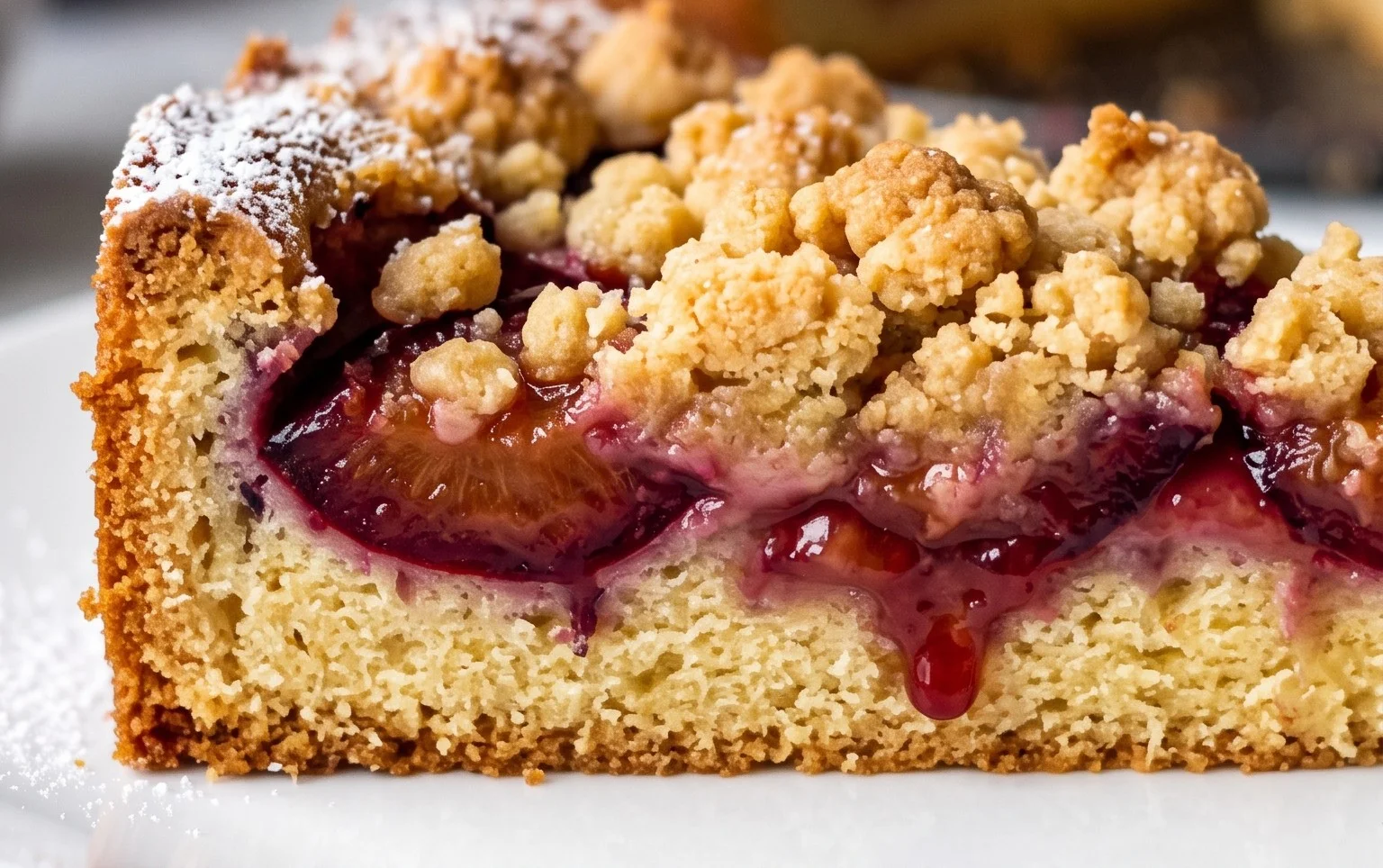 Pflaumenkuchen mit Streuseln aus der Springform Rezept