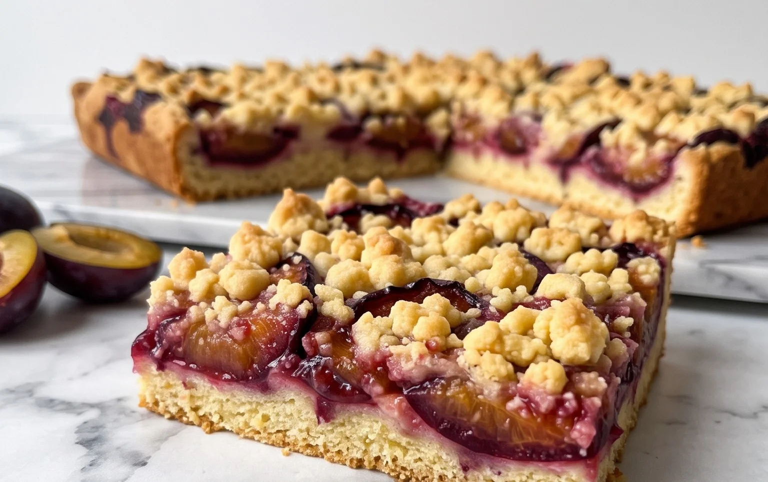 Zwetschgendatschi mit Streusel nach Omas Rezept